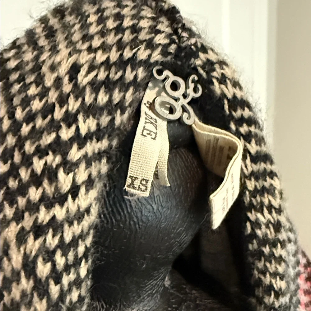 BKE Black and Cream Knit Cardigan - Picture 5 of 5